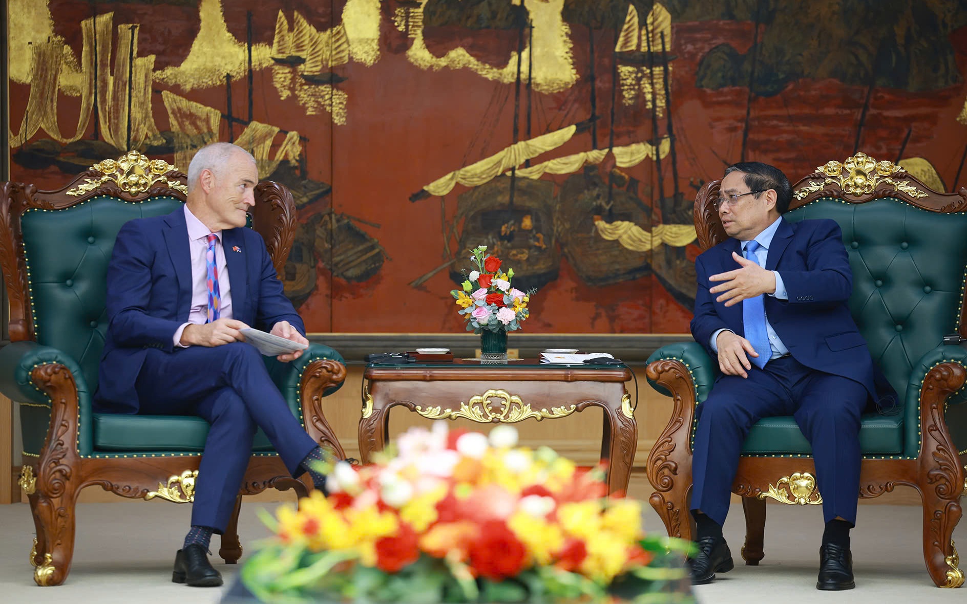 Thủ tướng Phạm Minh Chính tiếp Giám đốc Đại học RMIT, Australia