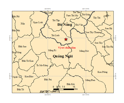 Liên tiếp xảy ra 5 trận động đất ở Đà Nẵng và Quảng Ngãi- Ảnh 1.