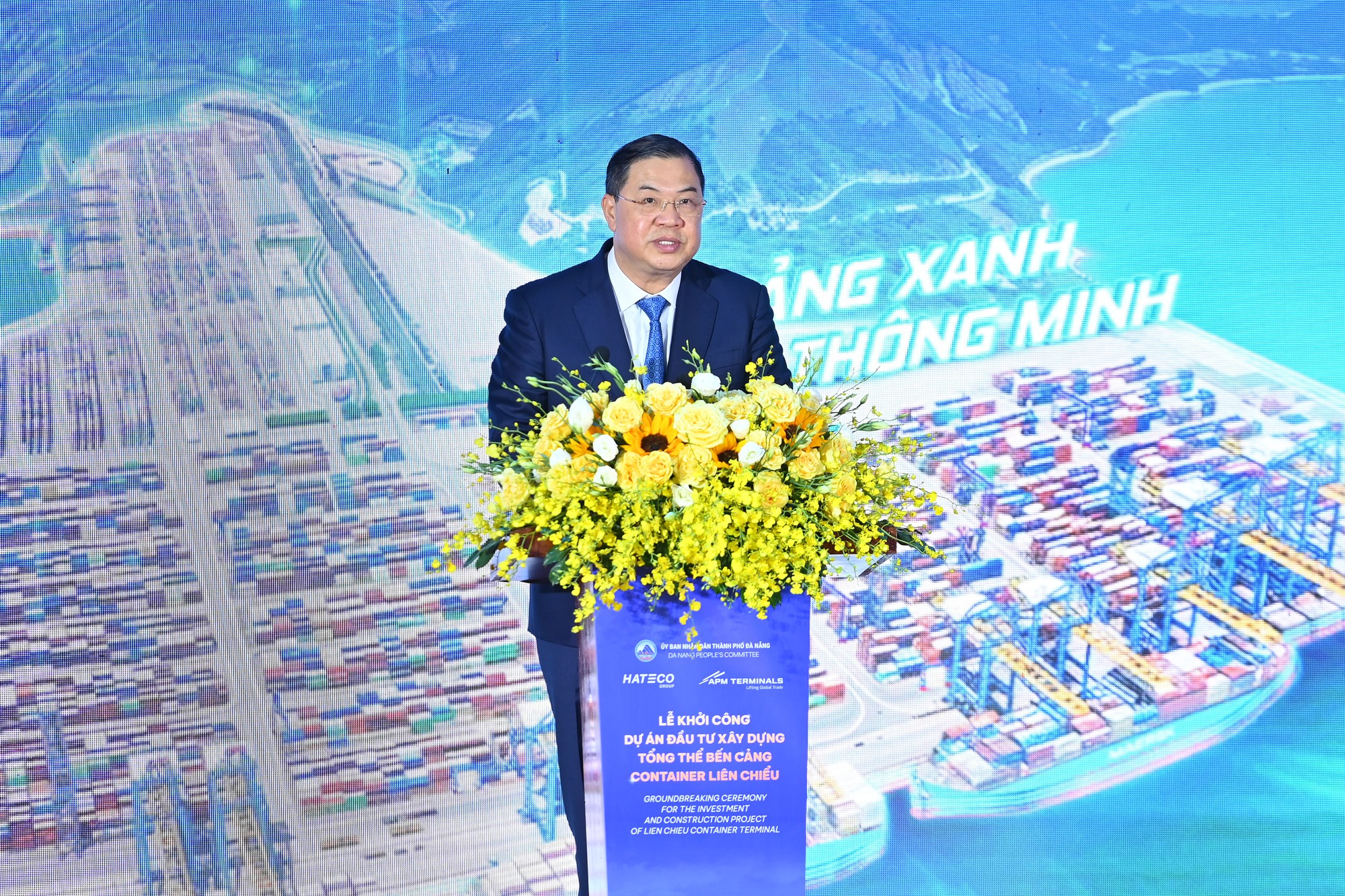 Phó Thủ tướng Thường trực Phạm Gia Túc dự khởi công Bến cảng container Liên Chiểu- Ảnh 6.