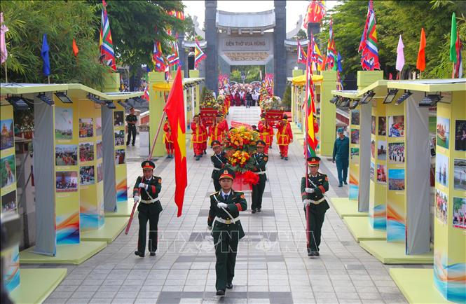 Trang trọng Lễ giỗ Quốc Tổ Hùng Vương tại các địa phương- Ảnh 10.