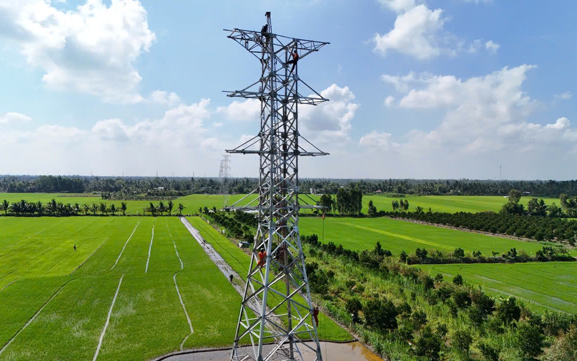 Đảm bảo điện mùa khô 2026: EVNSPC đóng điện nhiều công trình lưới điện 110 kV
