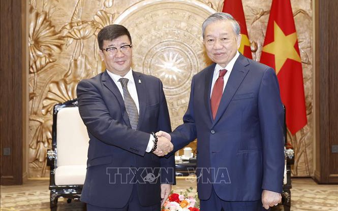 Tổng Bí thư, Chủ tịch nước Tô Lâm tiếp Đại sứ Mông Cổ