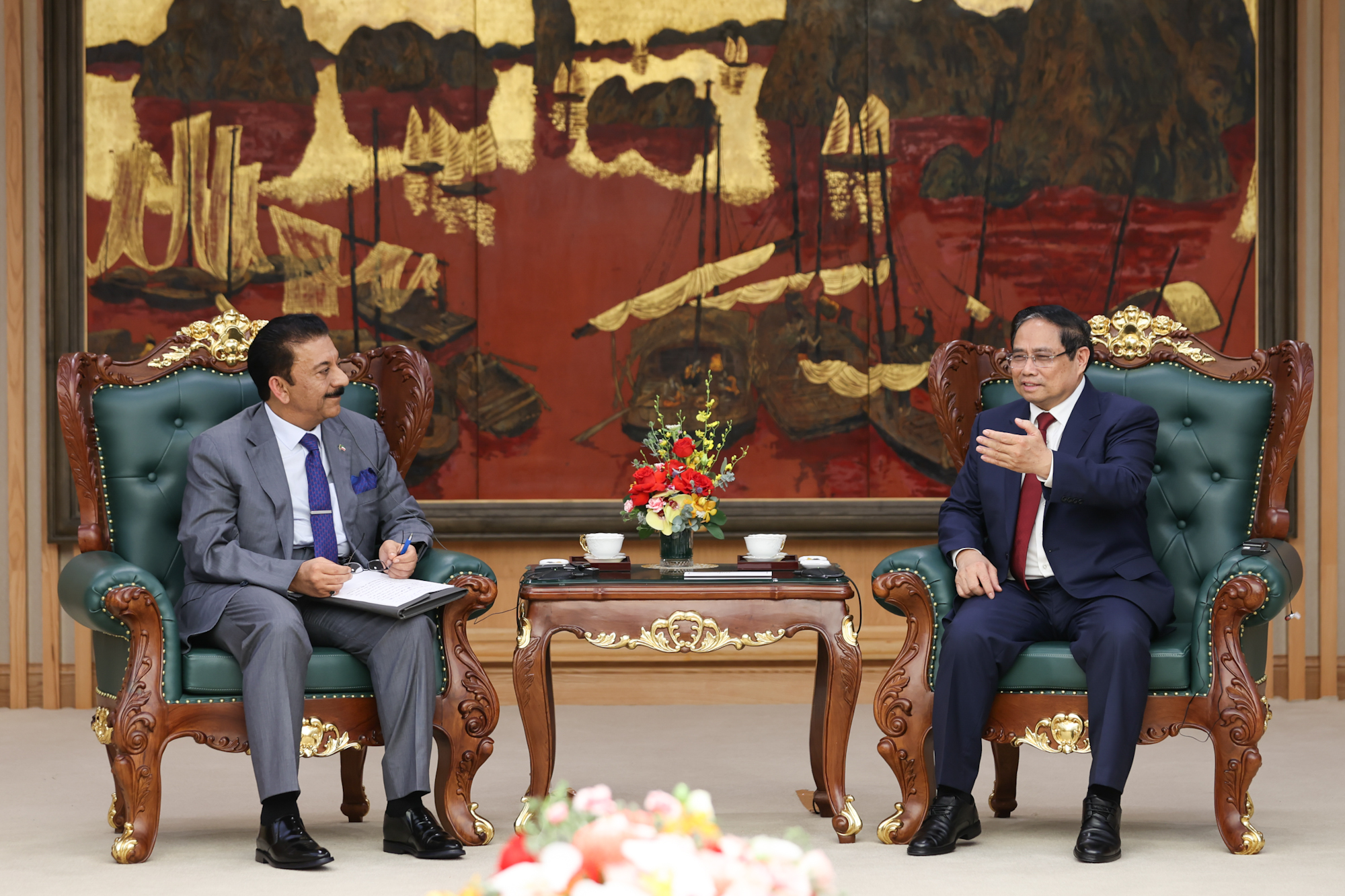Thủ tướng Phạm Minh Chính tiếp Đại sứ Kuwait tại Việt Nam- Ảnh 2. Thủ tướng Phạm Minh Chính tiếp Đại sứ Kuwait tại Việt Nam- Ảnh 2.