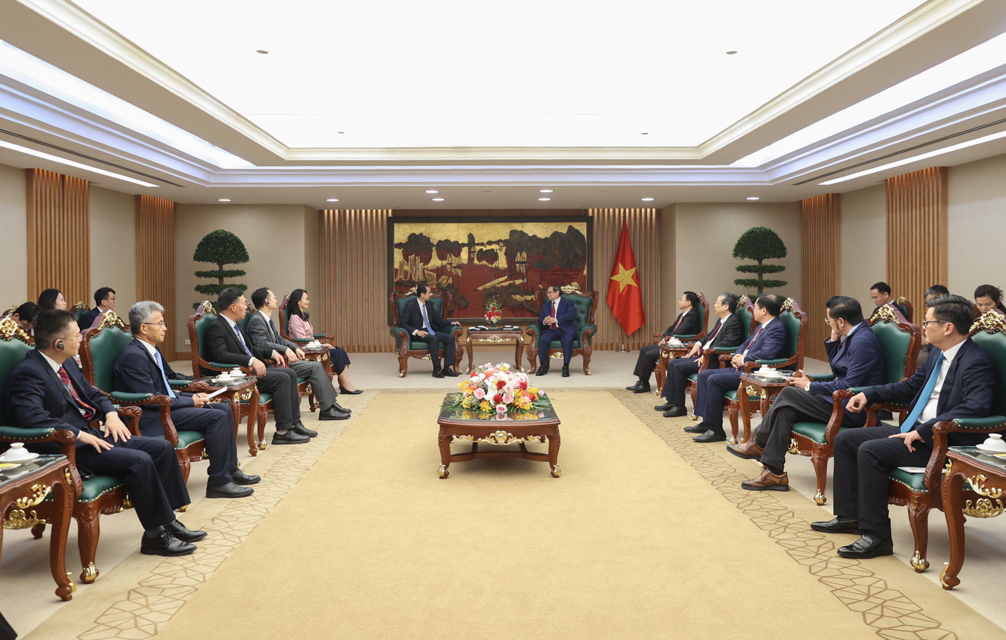 Thủ tướng Phạm Minh Chính tiếp Đại sứ Trung Quốc- Ảnh 3. Thủ tướng Phạm Minh Chính tiếp Đại sứ Trung Quốc- Ảnh 3.