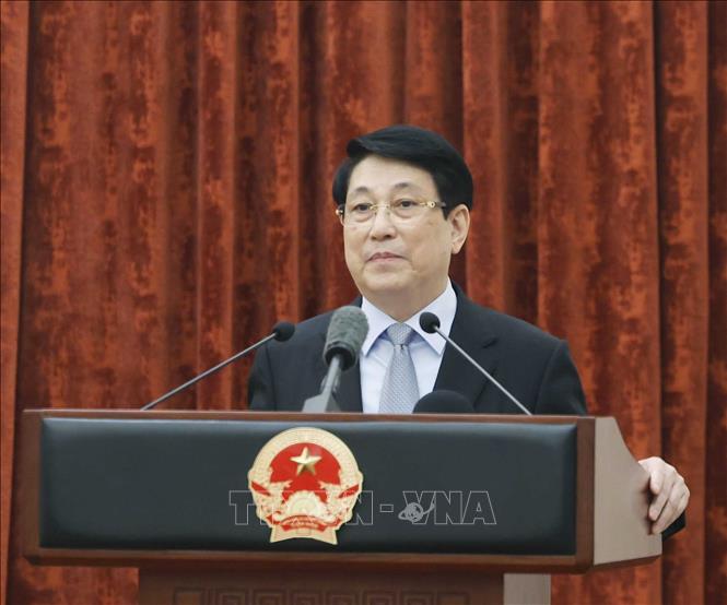 Tổng Bí thư, Chủ tịch nước Tô Lâm gặp mặt cán bộ Văn phòng Chủ tịch nước- Ảnh 3.