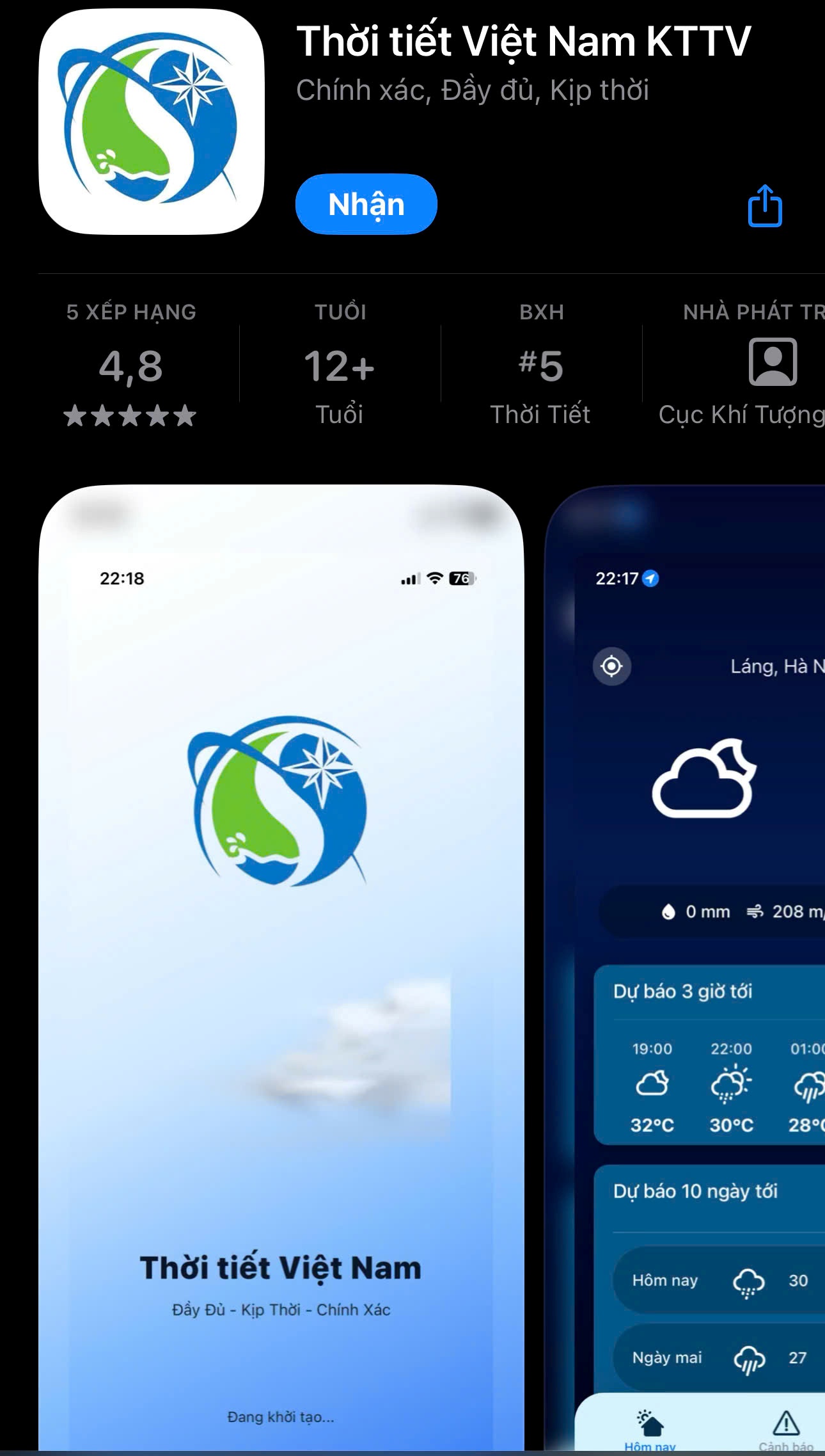 Ra mắt ứng dụng cảnh báo thời tiết nguy hiểm- Ảnh 1.