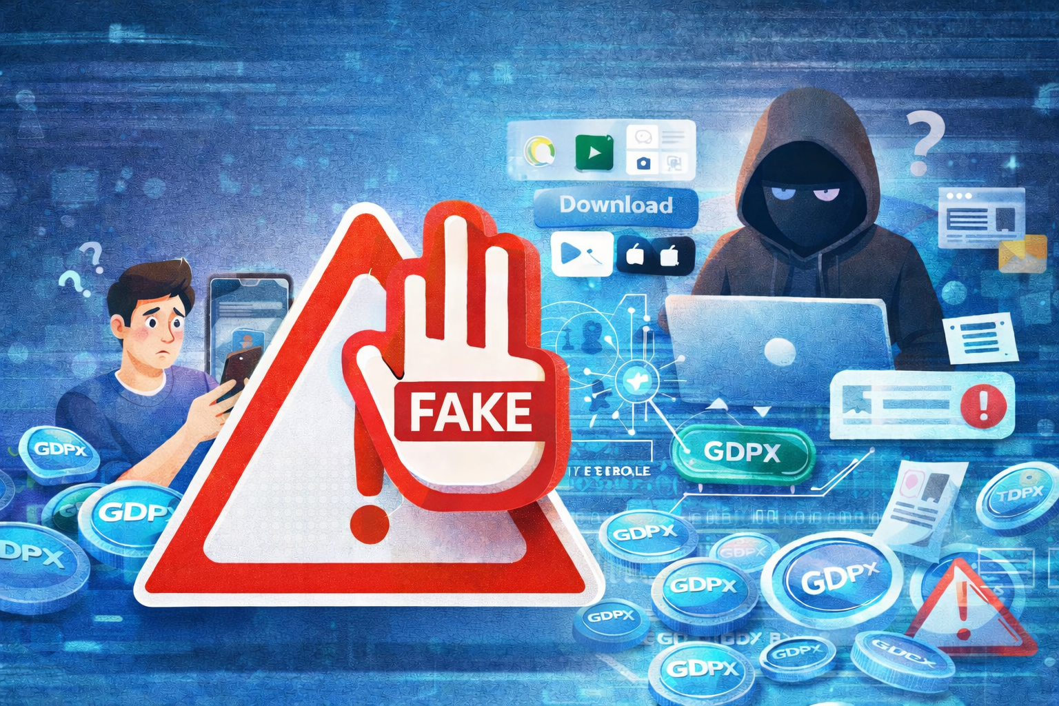 Cảnh báo ứng dụng 'GDPX' mạo danh Bộ Nông nghiệp và Môi trường để kêu gọi nhận token- Ảnh 1.