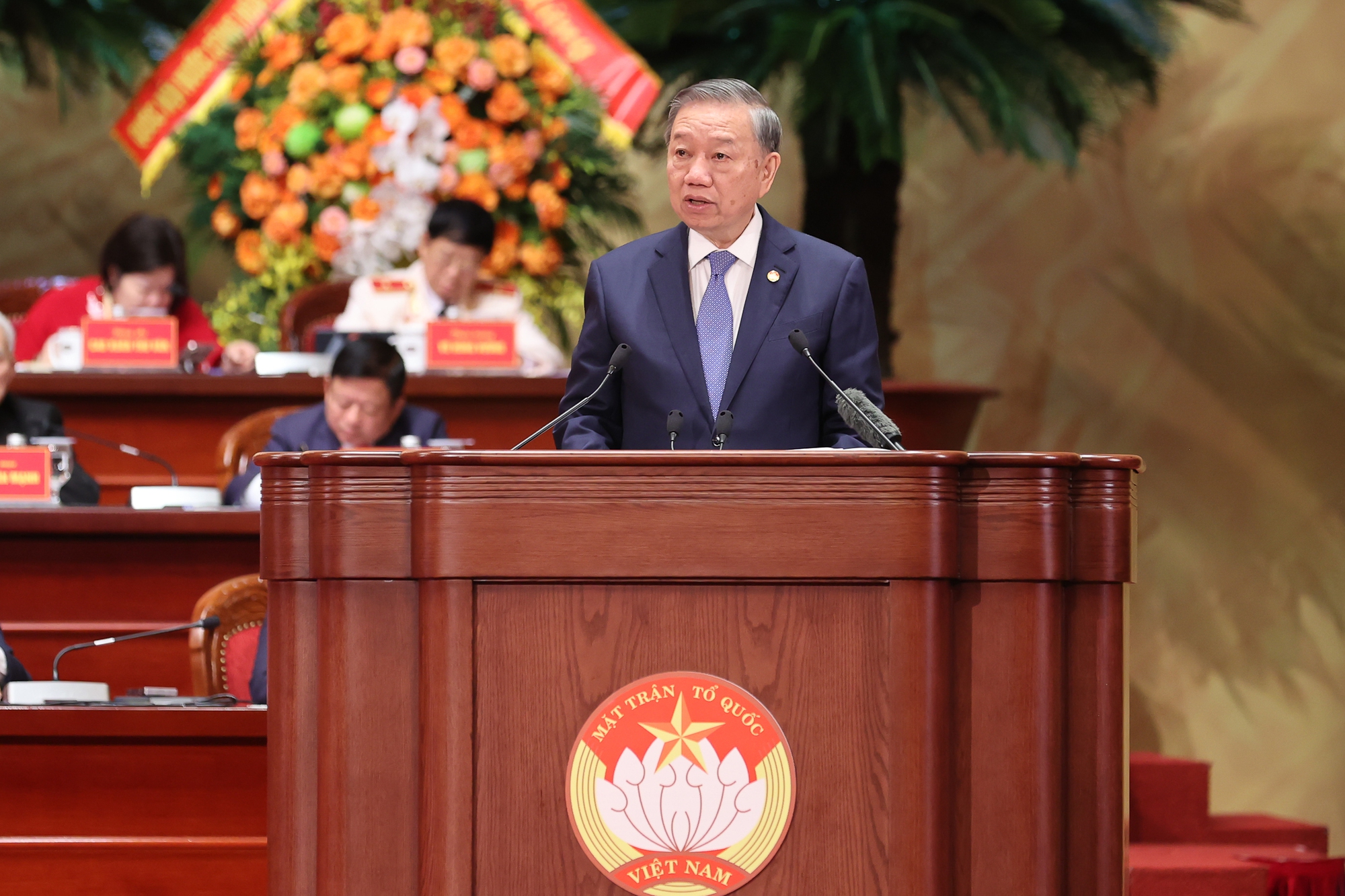 Phát biểu chỉ đạo của Tổng Bí thư, Chủ tịch nước Tô Lâm tại Đại hội đại biểu toàn quốc MTTQ Việt Nam lần thứ XI - Ảnh 1.