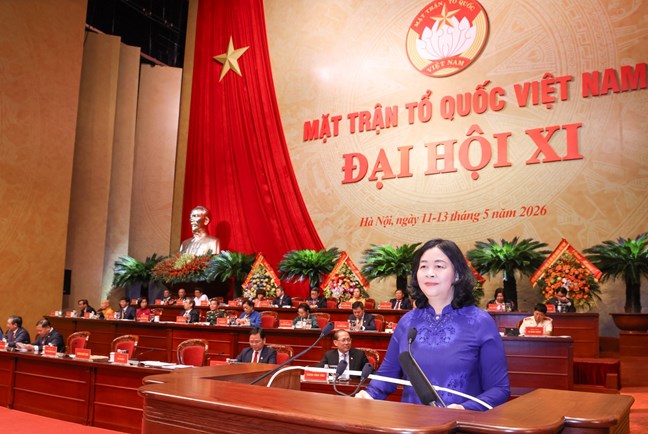 Đồng chí Bùi Thị Minh Hoài tiếp tục giữ chức Chủ tịch Uỷ ban Trung ương MTTQ Việt Nam khóa XI- Ảnh 2.