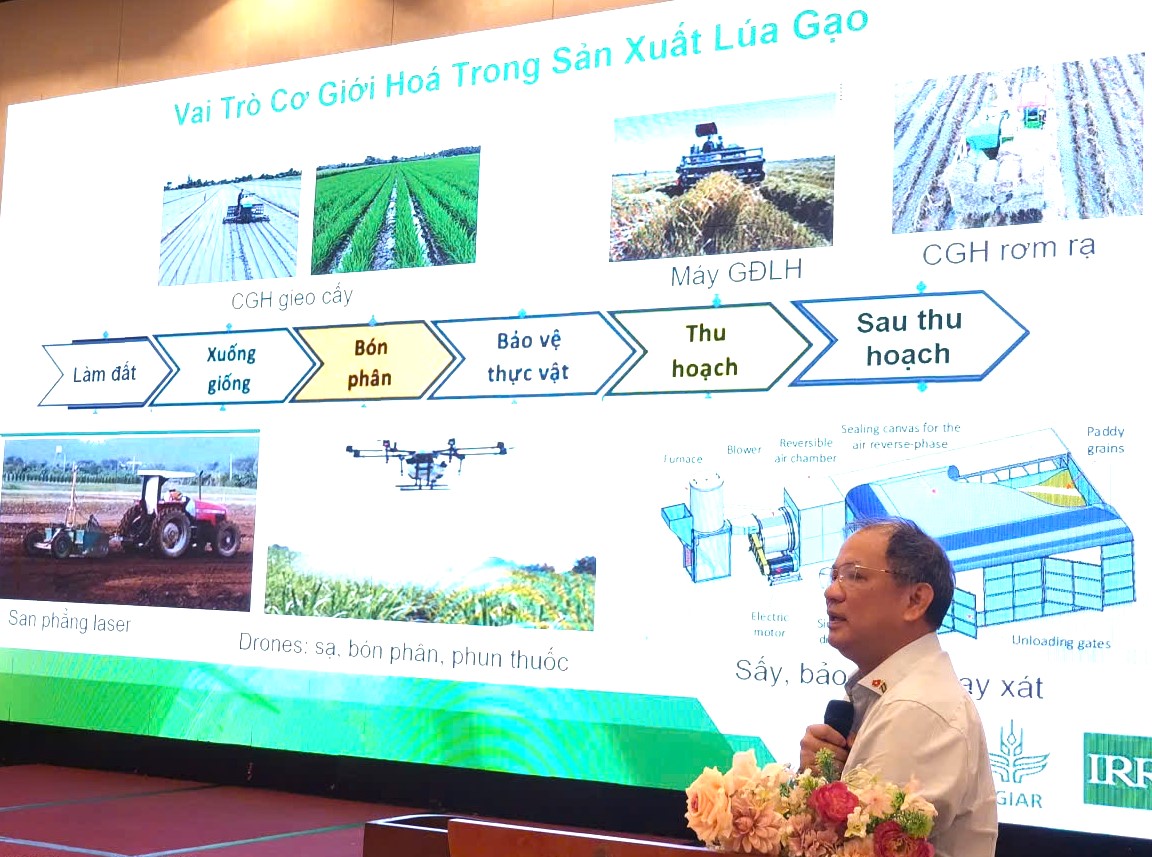 Chuyển đổi số mở đường cho cơ giới hóa thông minh ngành lúa gạo ĐBSCL- Ảnh 1.