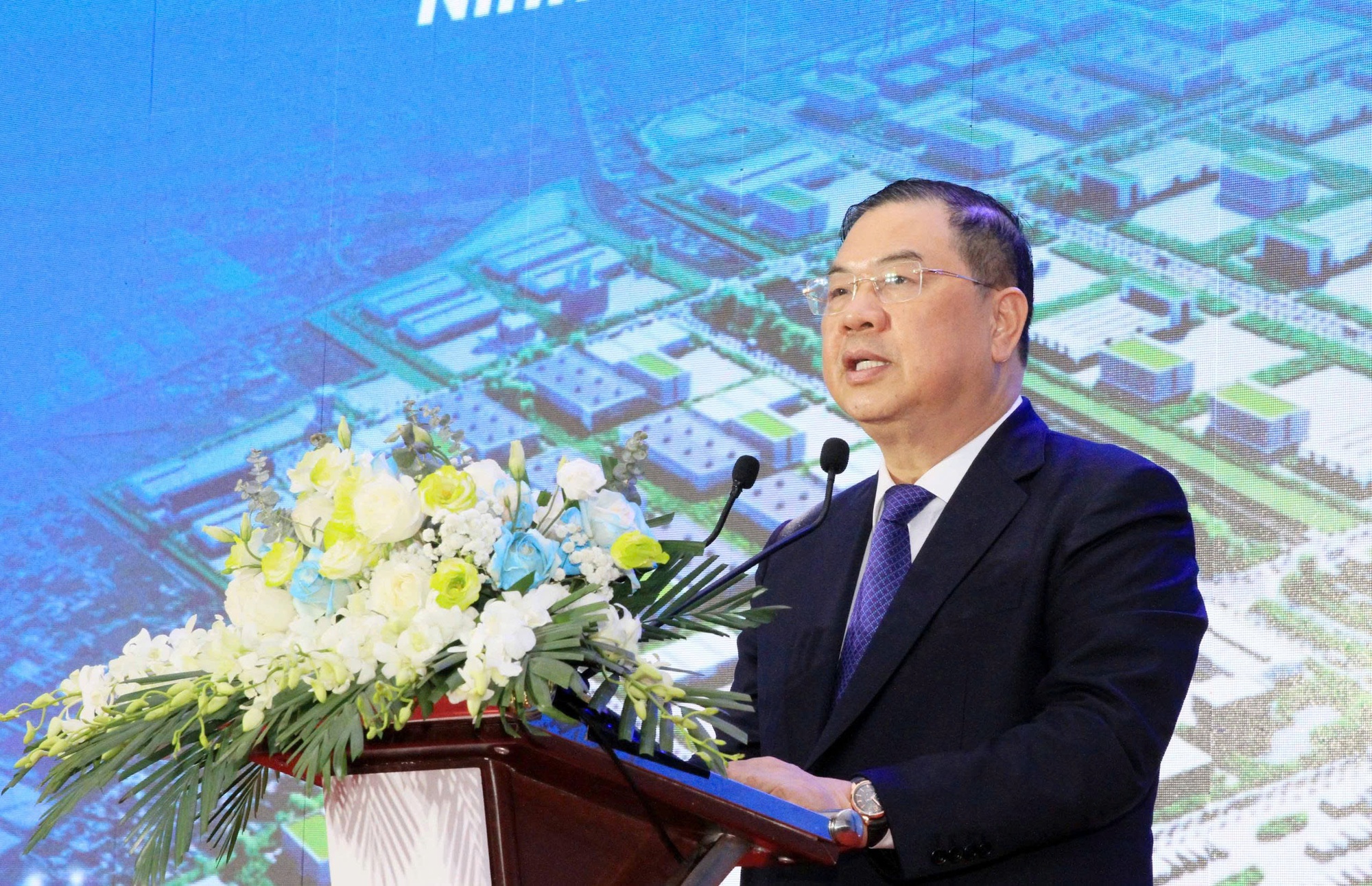 Phó Thủ tướng Thường trực Phạm Gia Túc dự khởi công khu công nghiệp Xuân Kiên (Ninh Bình)- Ảnh 2.