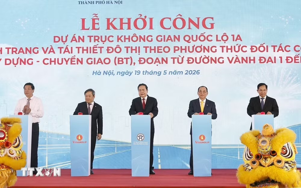 Khởi công dự án mở rộng Quốc lộ 1A đoạn qua TP. Hà Nội
