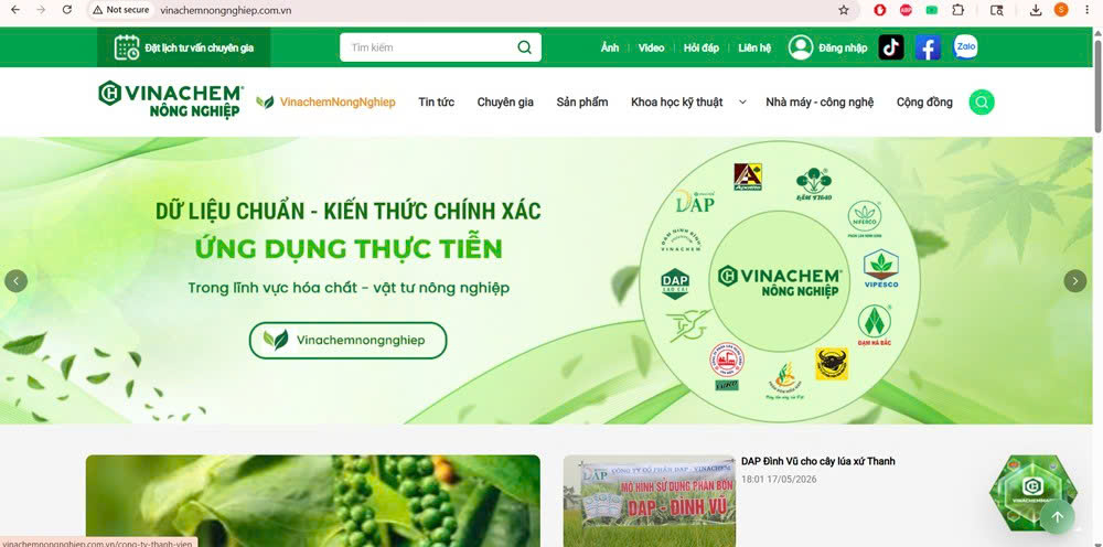 Vinachem Nông nghiệp – Hệ sinh thái hóa chất đồng hành cùng người nông dân bằng tri thức- Ảnh 3. Vinachem Nông nghiệp – Hệ sinh thái hóa chất đồng hành cùng người nông dân bằng tri thức- Ảnh 3.
