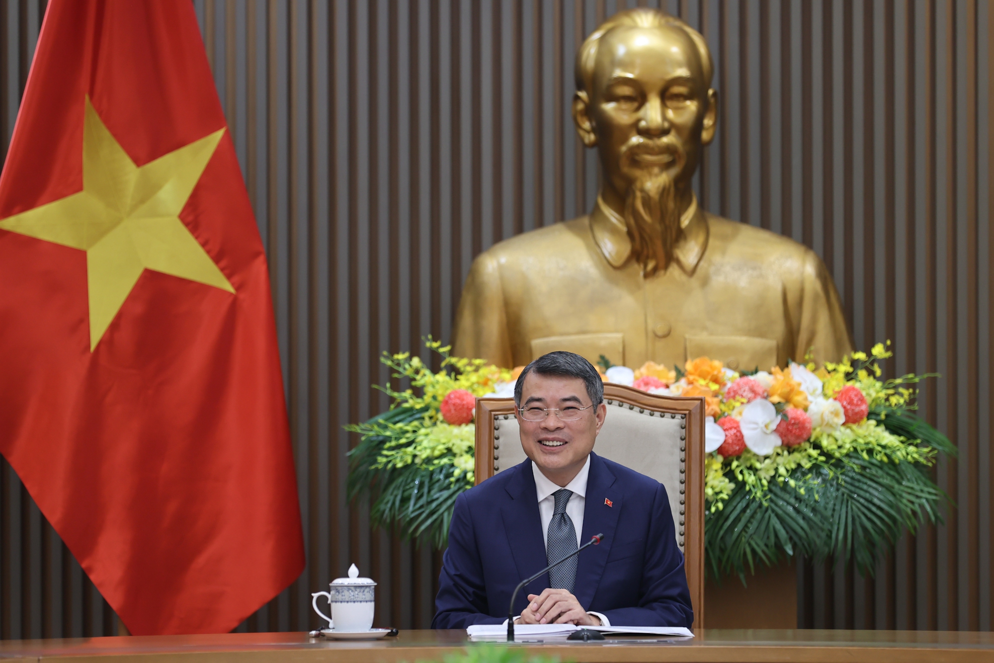 Thủ tướng Lê Minh Hưng điện đàm với Thủ tướng New Zealand- Ảnh 1. Thủ tướng Lê Minh Hưng điện đàm với Thủ tướng New Zealand- Ảnh 1.