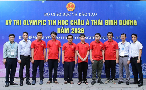 Việt Nam giành 2 HCV, 4 HCB tại Olympic Tin học châu Á - Thái Bình Dương 2026- Ảnh 1.