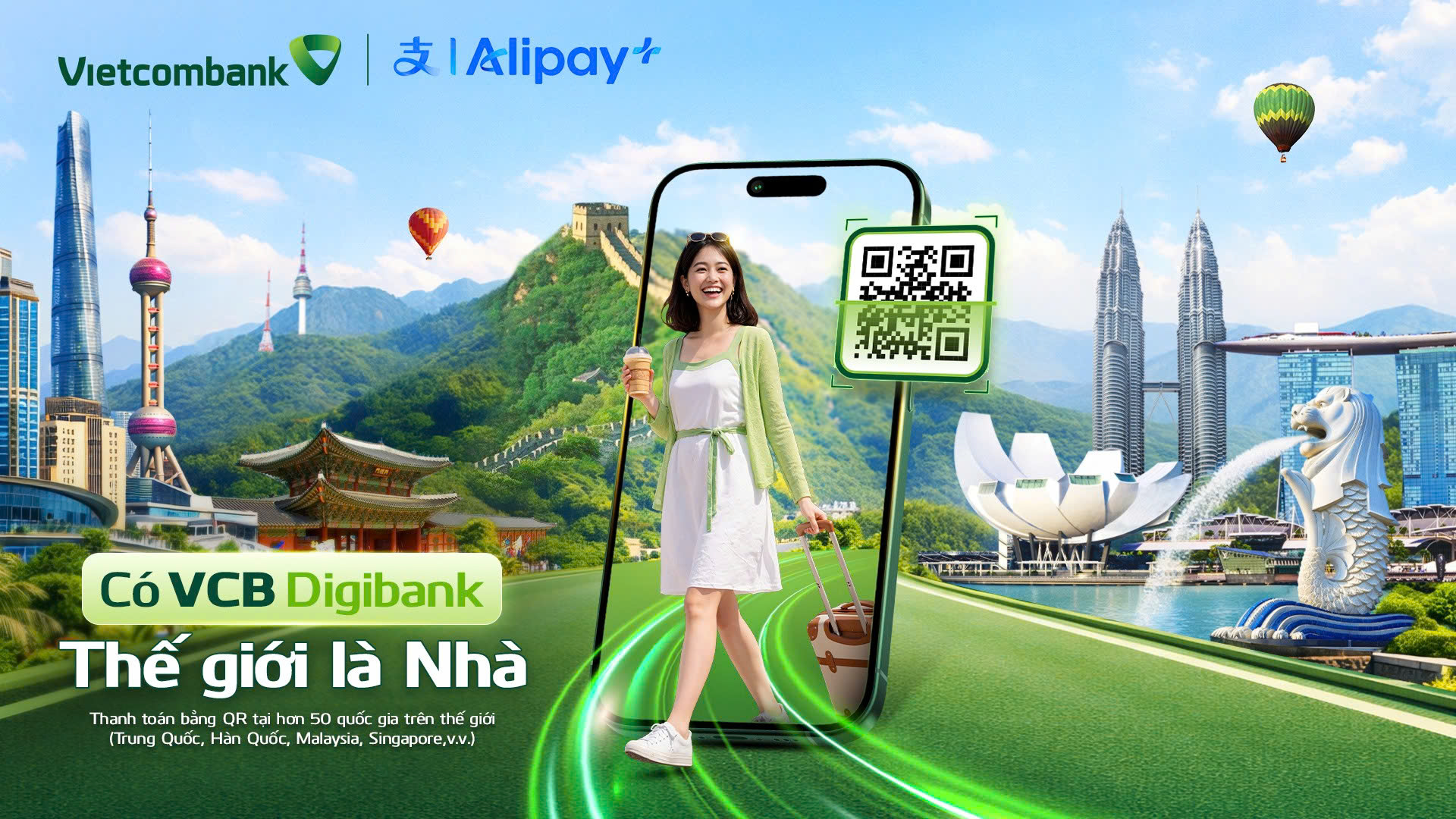 Vietcombank chính thức triển khai thanh toán QR xuyên biên giới tại hơn 50 quốc gia và vùng lãnh thổ- Ảnh 1. Vietcombank chính thức triển khai thanh toán QR xuyên biên giới tại hơn 50 quốc gia và vùng lãnh thổ- Ảnh 1.