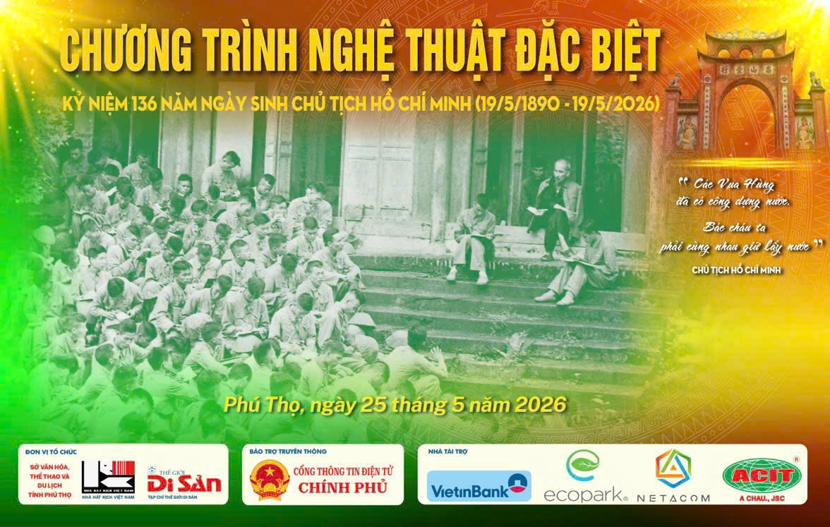 Chương trình nghệ thuật đặc biệt về Chủ tịch Hồ Chí Minh đến với Phú Thọ- Ảnh 1. Chương trình nghệ thuật đặc biệt về Chủ tịch Hồ Chí Minh đến với Phú Thọ- Ảnh 1.