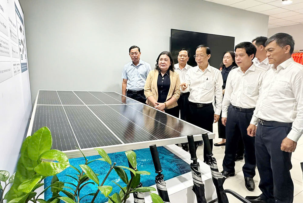 Vĩnh Long khảo sát mô hình điện mặt trời nổi tại Singapore- Ảnh 1. Vĩnh Long khảo sát mô hình điện mặt trời nổi tại Singapore- Ảnh 1.