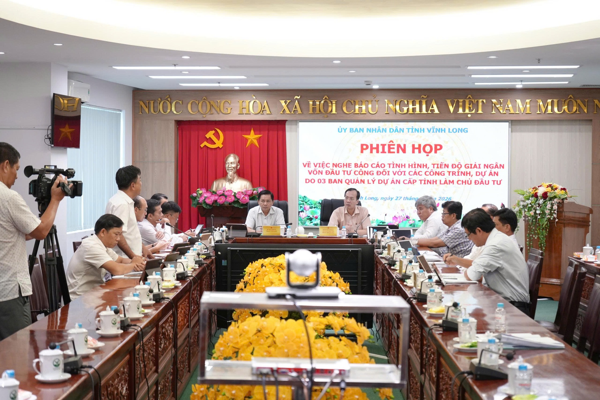 Vĩnh Long 'siết' tiến độ giải ngân đầu tư công- Ảnh 1. Vĩnh Long 'siết' tiến độ giải ngân đầu tư công- Ảnh 1.