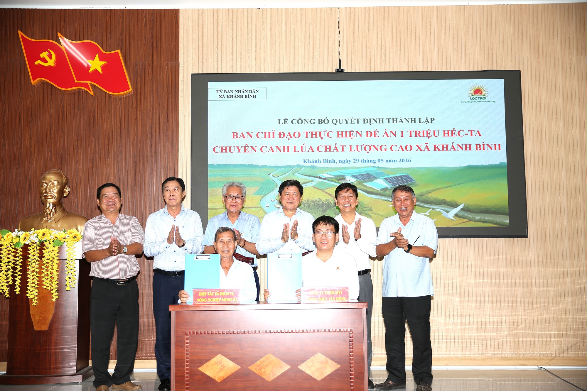 Lần đầu tiên ở ĐBSCL: Lập Ban Chỉ đạo cấp xã để dẫn dắt chuỗi lúa gạo- Ảnh 2.
