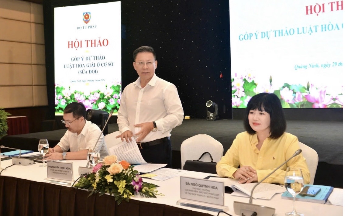 Hòa giải trực tuyến: Điểm mới trong dự thảo Luật Hòa giải ở cơ sở- Ảnh 1.
