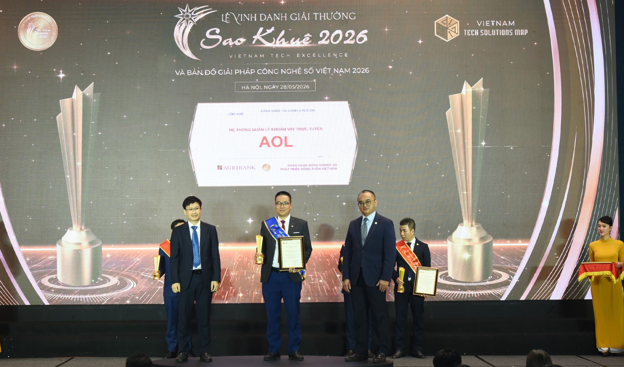 Hai giải pháp số của Agribank được vinh danh tại Sao Khuê 2026- Ảnh 2.