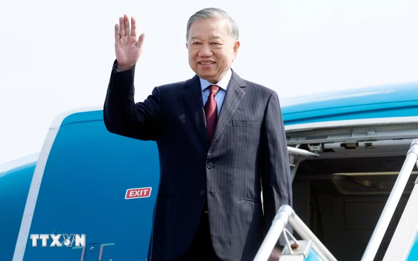 Tổng Bí thư, Chủ tịch nước Tô Lâm lên đường thăm cấp Nhà nước tới Cộng hòa Ấn Độ