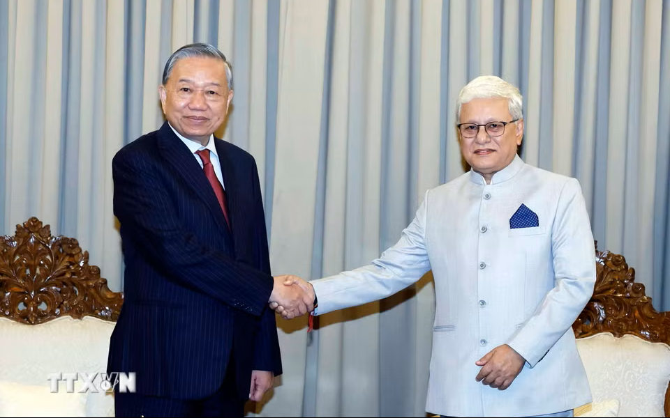 Tổng Bí thư, Chủ tịch nước Tô Lâm tiếp Thống đốc bang Maharashtra