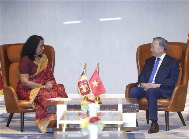 Tổng Bí thư, Chủ tịch nước Tô Lâm hội kiến Thủ tướng Sri Lanka Harini Amarasuriya- Ảnh 3.