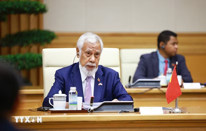 Thủ tướng Timor-Leste kết thúc chuyến thăm chính thức Việt Nam và dự AFF 2026- Ảnh 1. Thủ tướng Timor-Leste kết thúc chuyến thăm chính thức Việt Nam và dự AFF 2026- Ảnh 1.