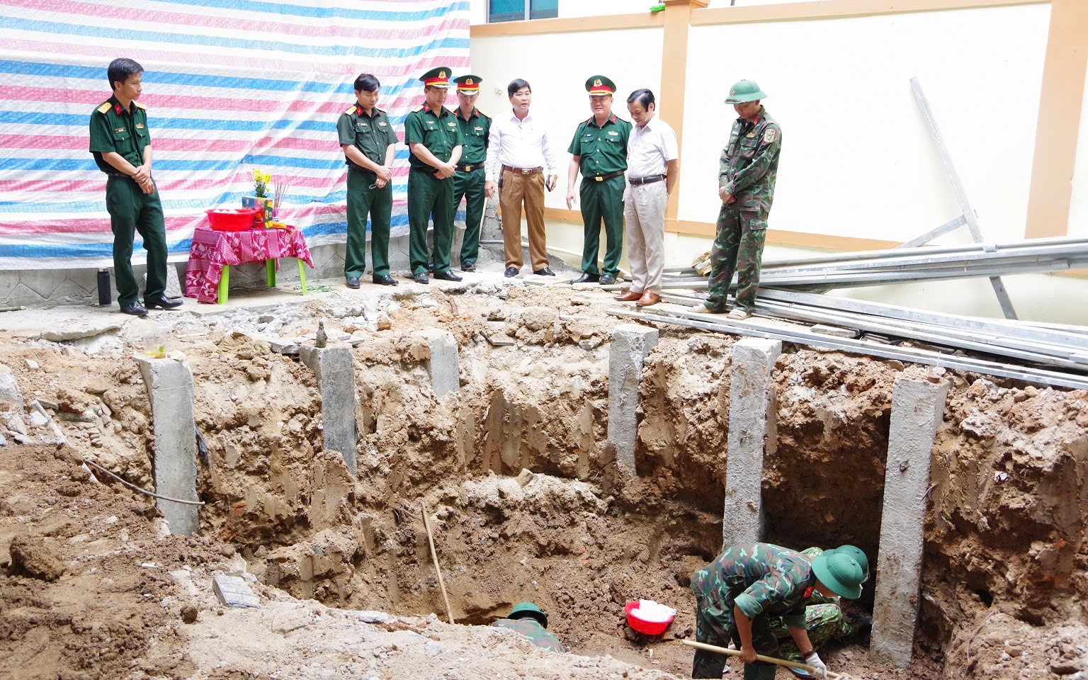 Phát hiện, quy tập 4 hài cốt liệt sĩ tại khu vực T