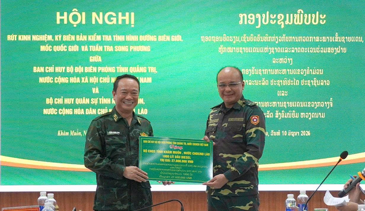 Quảng Trị, Khammouane (Lào) tăng cường phối hợp quản lý, bảo vệ đường biên, mốc quốc giới- Ảnh 3.