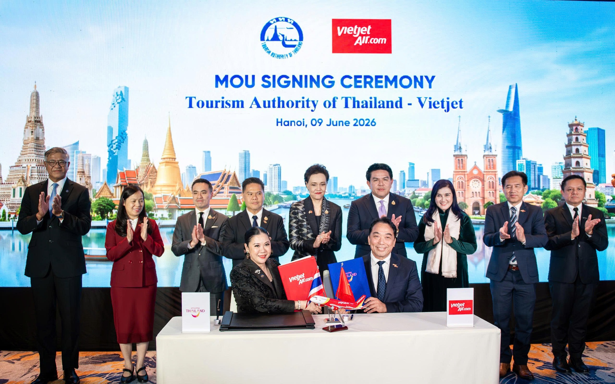 Vietjet và Tổng cục Du lịch Thái Lan hợp tác quảng bá du lịc