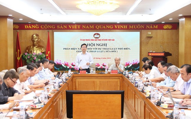 Làm rõ vai trò của MTTQ và các tổ chức thành viên trong phổ biến, giáo dục pháp luật