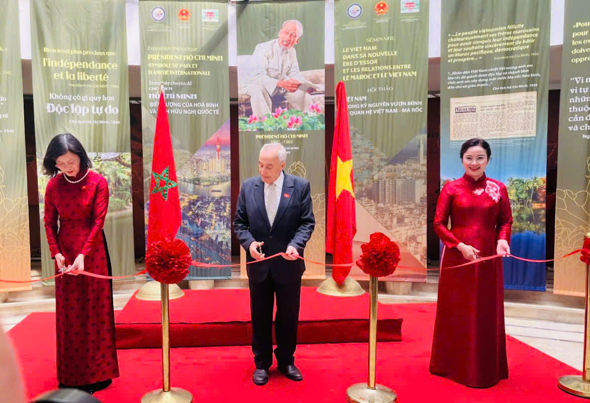 Tôn vinh Chủ tịch Hồ Chí Minh và kỷ niệm quan hệ ngoại giao Việt Nam – Maroc- Ảnh 1.