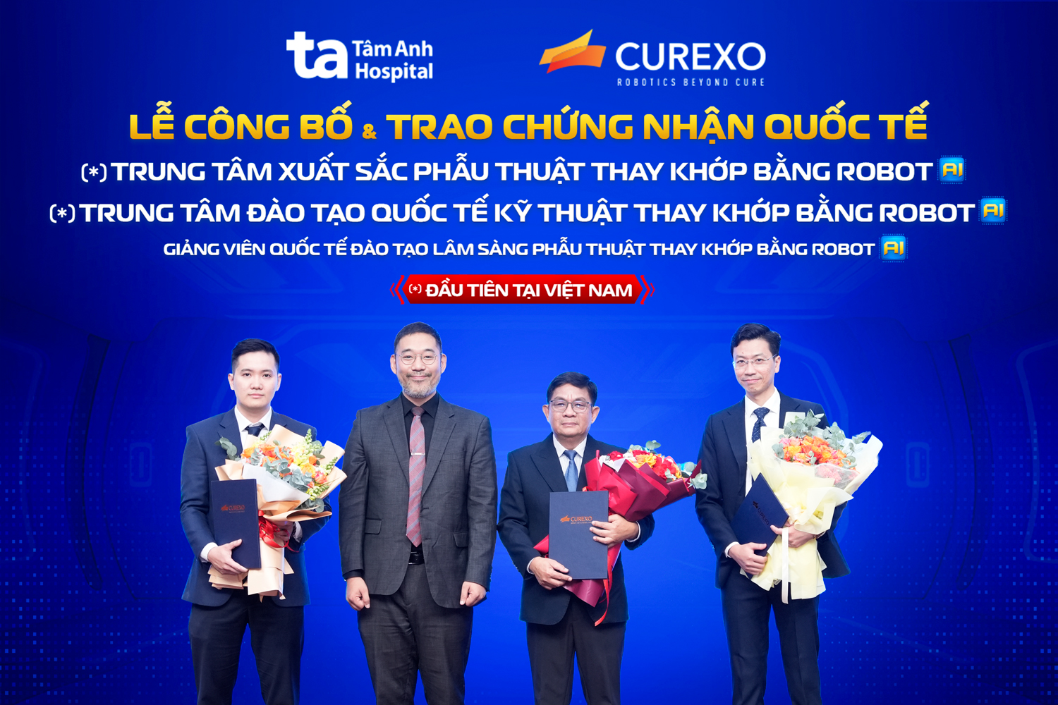 Bệnh viện Đa khoa Tâm Anh đạt 3 chứng nhận quốc tế xuất sắc về thay khớp bằng robot AI- Ảnh 1.