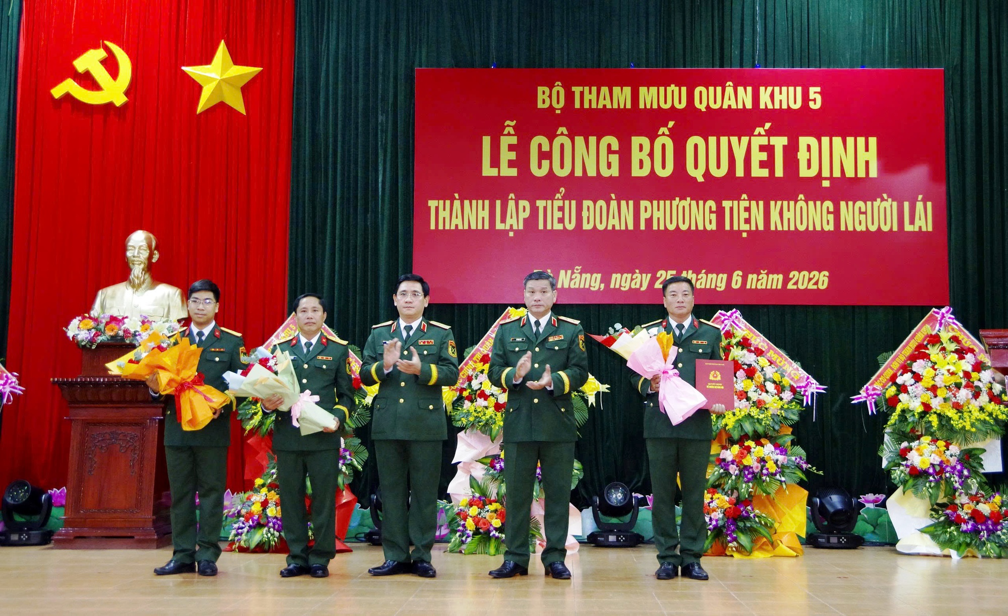 Thành lập Tiểu đoàn Phương tiện không người lái thuộc Bộ Tham mưu Quân khu 5- Ảnh 1.