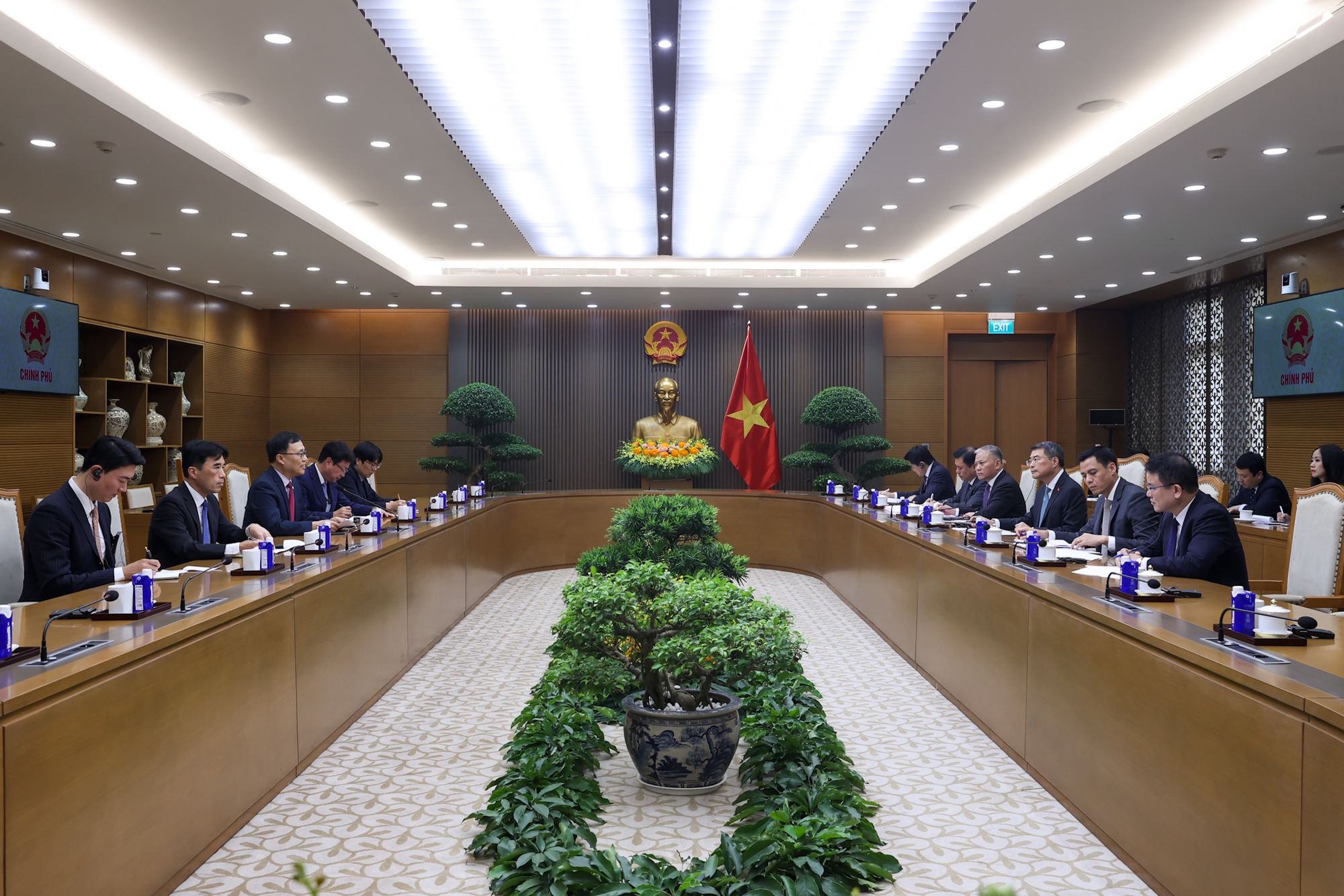 Thủ tướng Lê Minh Hưng tiếp Đại sứ Hàn Quốc: Hướng tới mục tiêu kim ngạch thương mại song phương 150 tỷ USD- Ảnh 4.