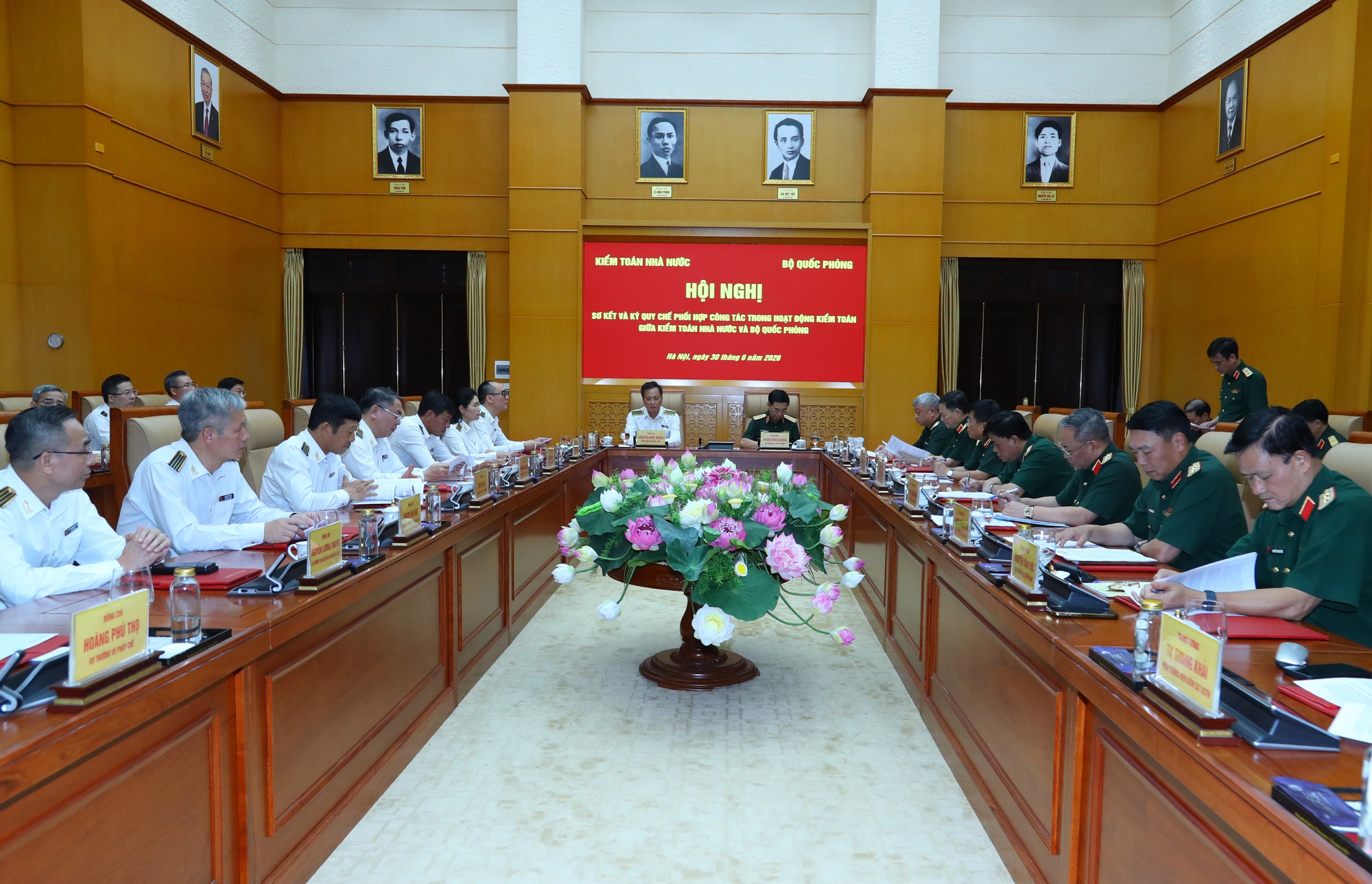 Sơ kết Quy chế phối hợp công tác trong hoạt động kiểm toán giữa Kiểm toán Nhà nước và Bộ Quốc phòng- Ảnh 1.