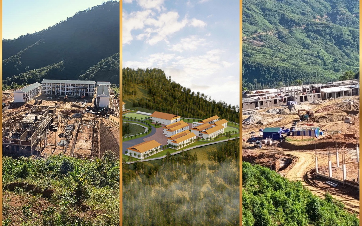 Chạy đua hoàn thành trường nội trú trước năm học mới