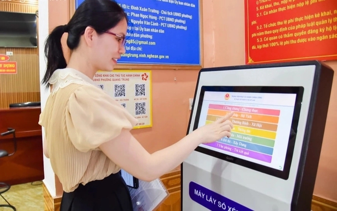 Công khai TTHC đã được cắt giảm, đơn giản hóa trên Cơ sở dữ liệu quốc gia về TTHC