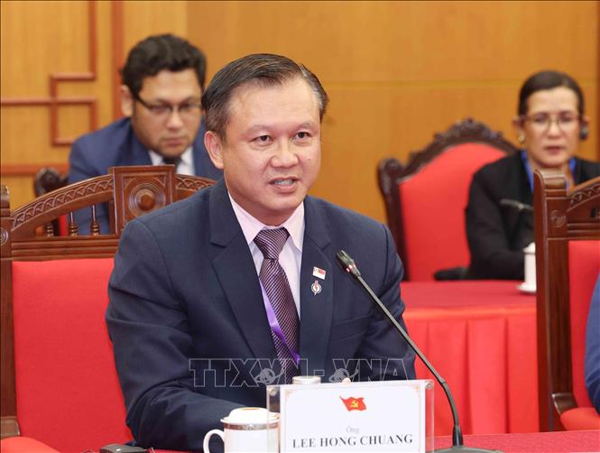Thường trực Ban Bí thư Trần Cẩm Tú tiếp các chính đảng các nước Đông Nam Á- Ảnh 4. Thường trực Ban Bí thư Trần Cẩm Tú tiếp các chính đảng các nước Đông Nam Á- Ảnh 4.