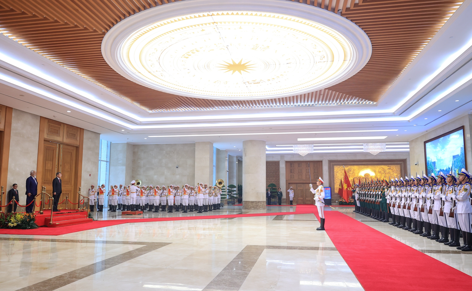 Thủ tướng Lê Minh Hưng chủ trì lễ đón chính thức Thủ tướng Timor-Leste- Ảnh 3. Thủ tướng Lê Minh Hưng chủ trì lễ đón chính thức Thủ tướng Timor-Leste- Ảnh 3.