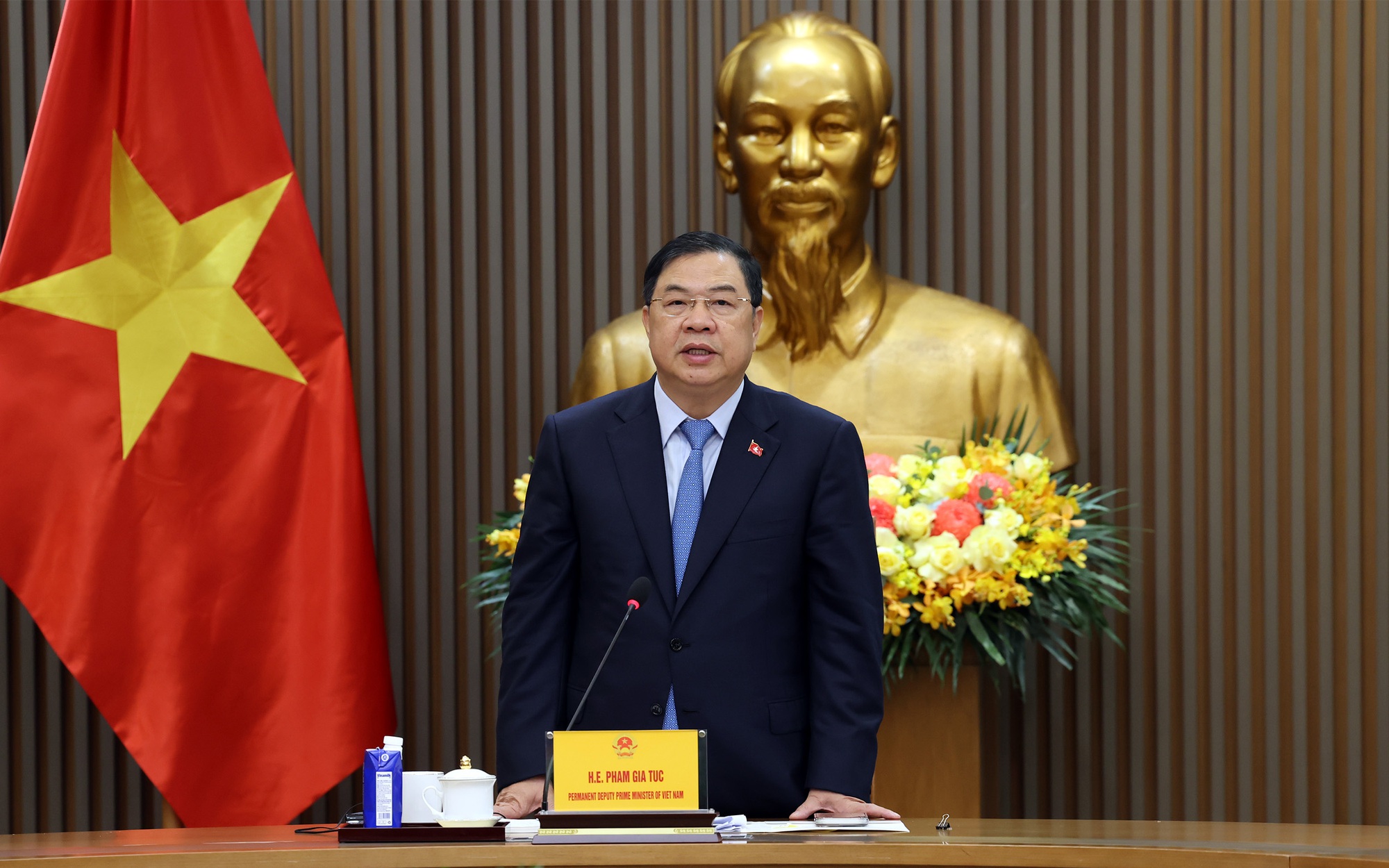 Phó Thủ tướng Thường trực Phạm Gia Túc làm việc với Hội đồng Năng lượng gió toàn cầu- Ảnh 4. Phó Thủ tướng Thường trực Phạm Gia Túc làm việc với Hội đồng Năng lượng gió toàn cầu- Ảnh 4.