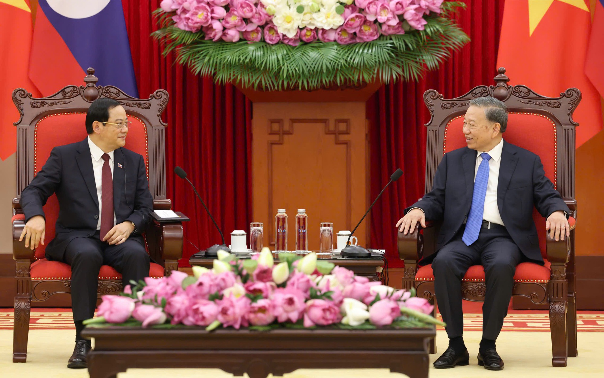 Tổng Bí thư, Chủ tịch nước Tô Lâm tiếp Thủ tướng Lào Sonexay