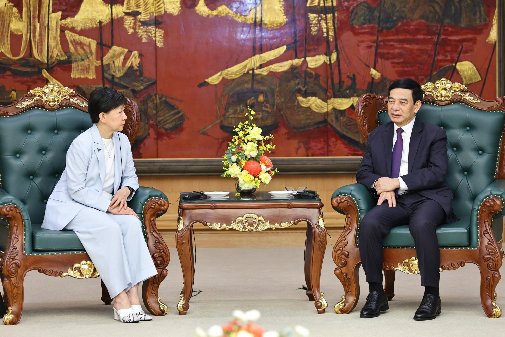 Phó Thủ tướng, Bộ trưởng Bộ Quốc phòng Phan Văn Giang tiếp Phó Tổng Thư ký Liên Hợp Quốc Izumi Nakamitsu- Ảnh 2. Phó Thủ tướng, Bộ trưởng Bộ Quốc phòng Phan Văn Giang tiếp Phó Tổng Thư ký Liên Hợp Quốc Izumi Nakamitsu- Ảnh 2.