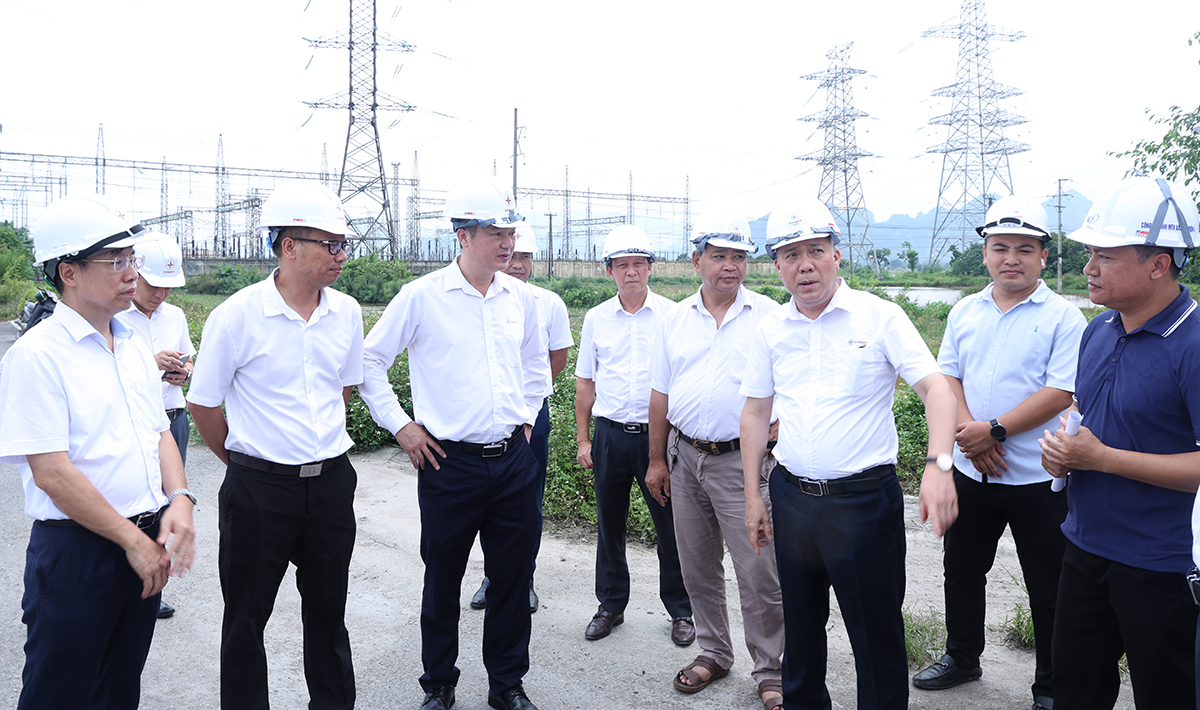 Tập trung nguồn lực, quyết tâm hoàn thành dự án đường dây 500/220 kV Nho Quan - Phủ Lý - Thường Tín trong tháng 7- Ảnh 1.