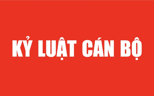 Kỷ luật cảnh cáo 2 nguyên lãnh đạo tỉnh