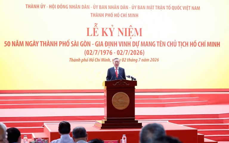 Phát biểu của Tổng Bí thư, Chủ tịch nước Tô Lâm tại Lễ kỷ niệm 50 năm thành phố Sài Gòn - Gia Định vinh dự mang tên Chủ tịch Hồ Chí Minh