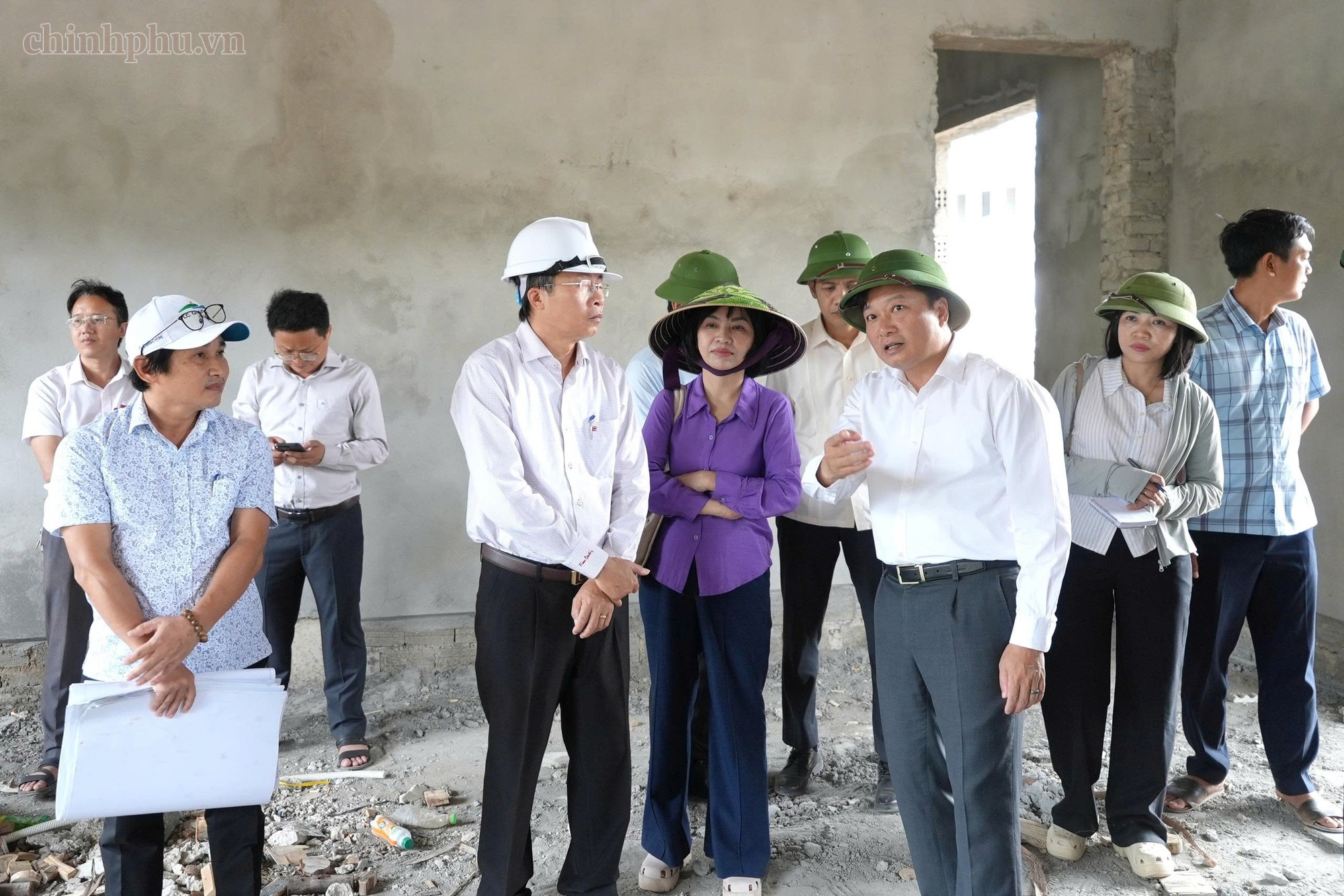 Quảng Trị tăng tốc triển khai thi công các trường nội trú liên cấp vùng biên- Ảnh 1.
